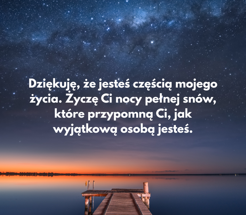 Życzenia na dobranoc od serca