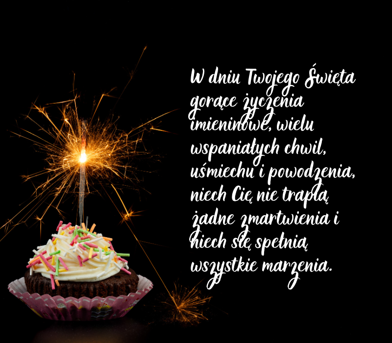 Życzenia imieninowe na kartkę